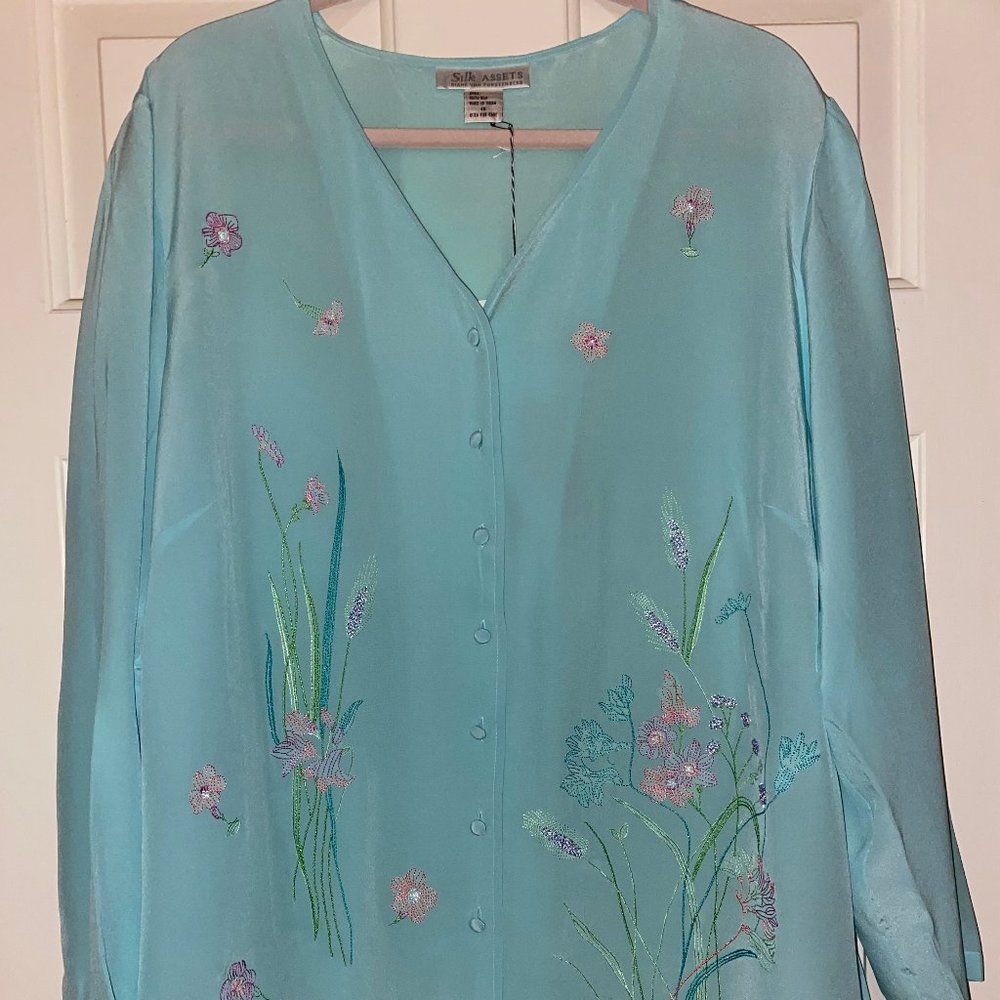 NWT Silk Assets by Diane Von Furstenberg Size 1X